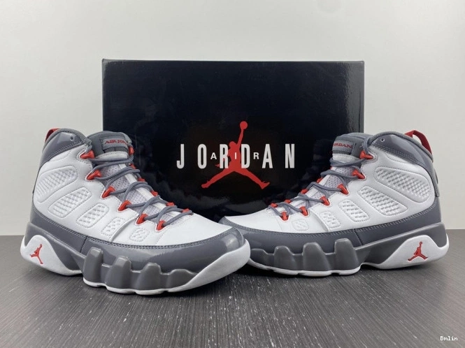 Bmlin Shoes Fire Red Jordan CT8019-162 Air 9 0709